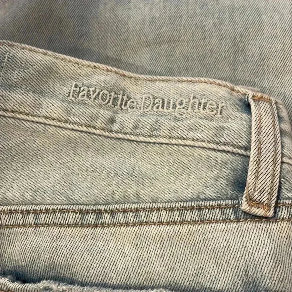 Favorite Daughter The Tommy Mid Rise Boyfriend Distressed Denim Jeans 24 Blue - Image 6