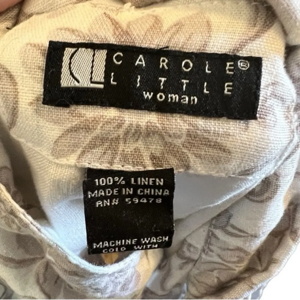 Carole Little Woman Linen‎ Jacket - Image 5