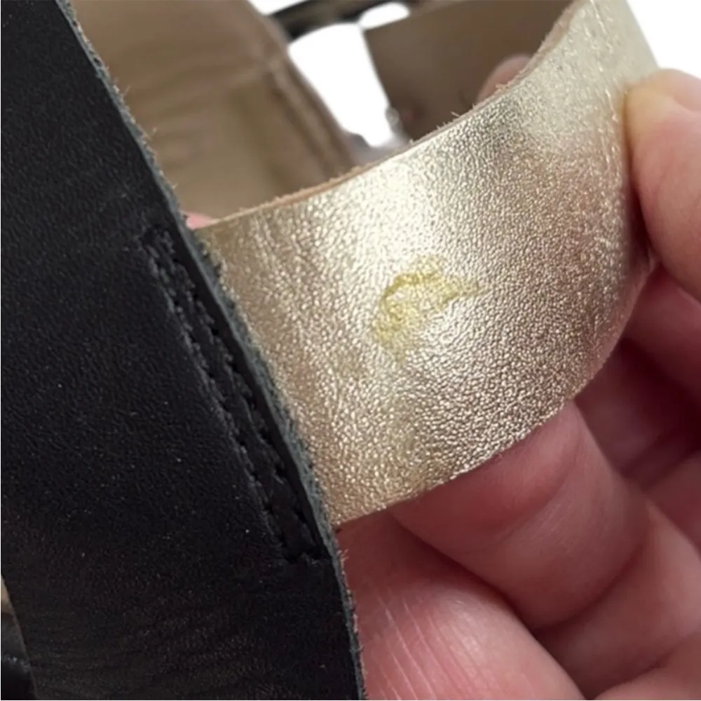 EUC Boden Leather Lena Metallic / Snakeskin
Sandals Size 6 - Image 4