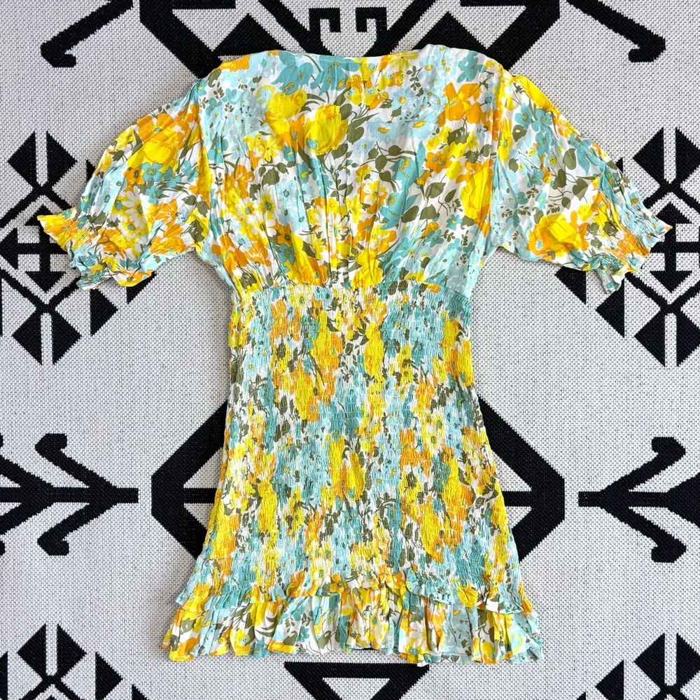 Faithfull The Brand Margherita Mini Dress in Annina Floral Size 8/Large - Image 11