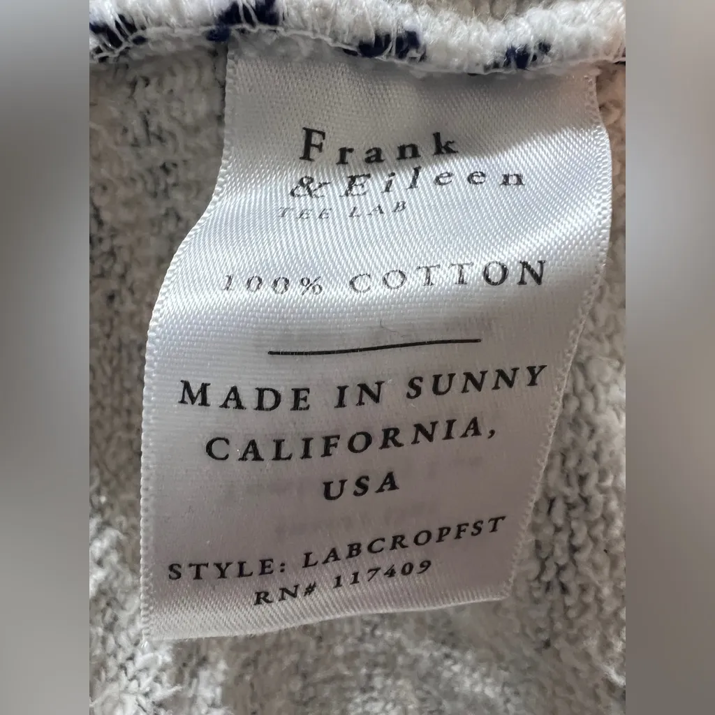 Frank & Eileen $328 Mini Belfast Navy Blue White Blazer Jacket Fall Striped Coat Size XL - Image 7