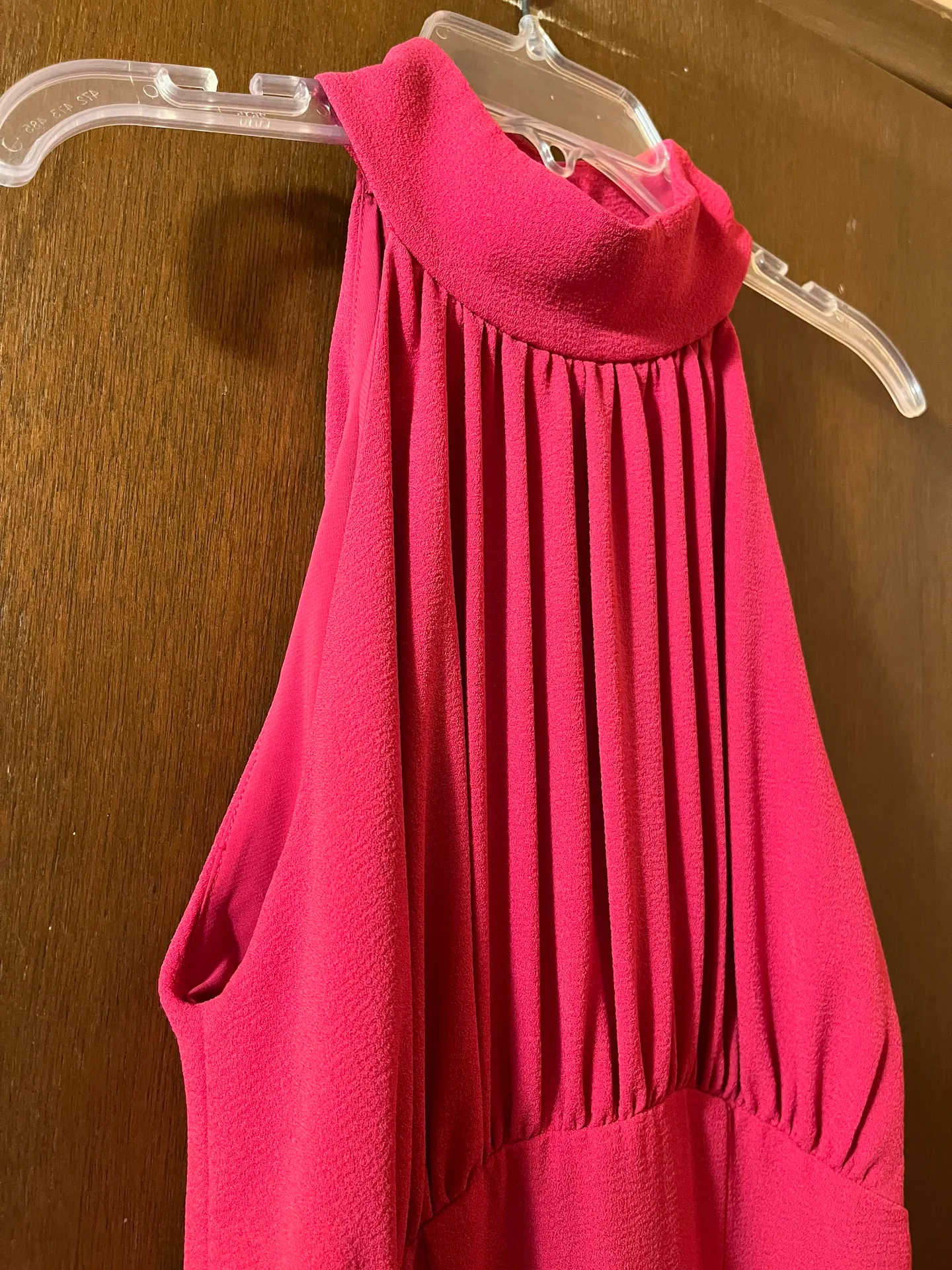 C/MEO Pink Sleeveless Halter Evening gown - Image 4