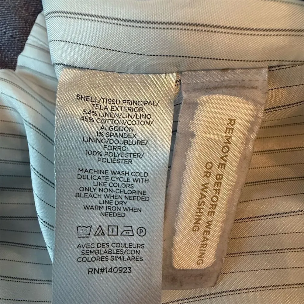 LOFT Blue Double-Breasted Blazer - Image 8