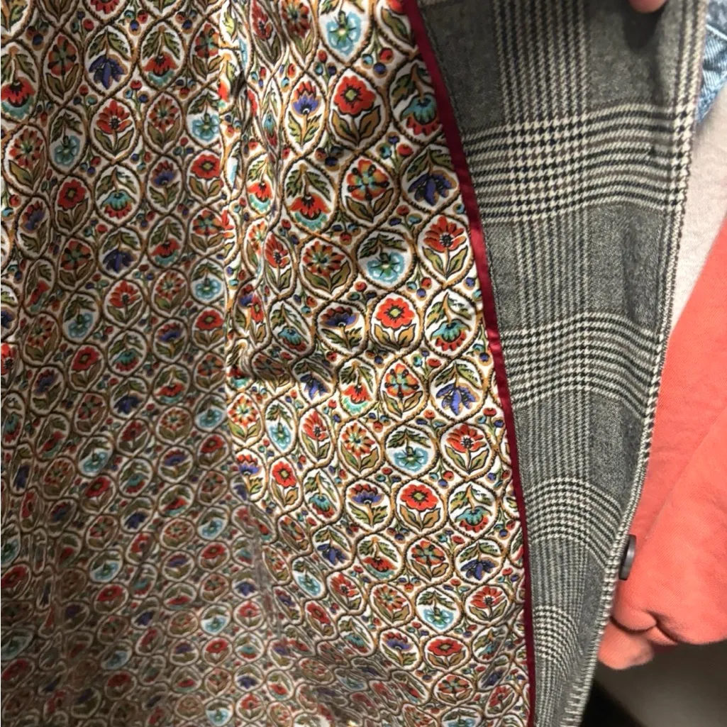 Sundance Primevere embroidered trench jacket floral Bloom Topper medium NWOT - Image 6