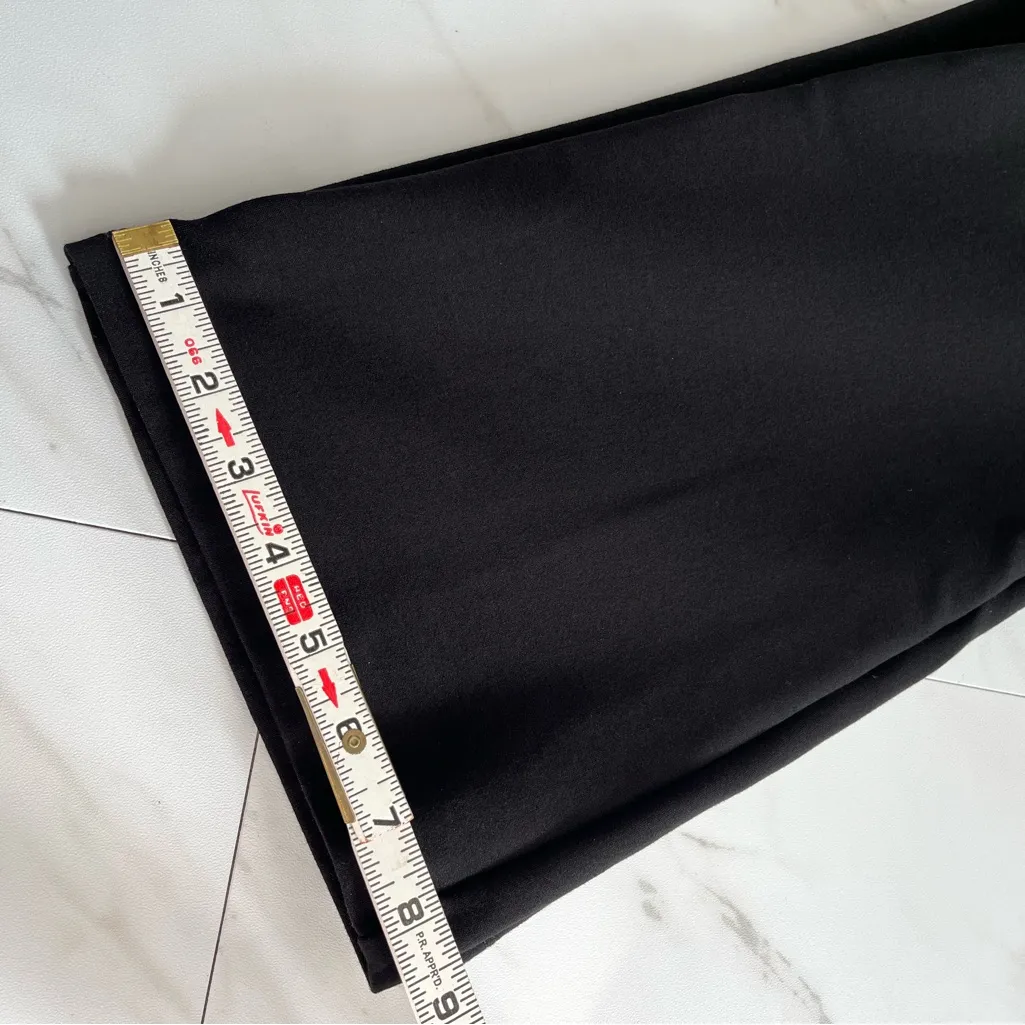 Quince Petite Ultra Stretch Ponte Knit Bootcut black pant size small - Image 9