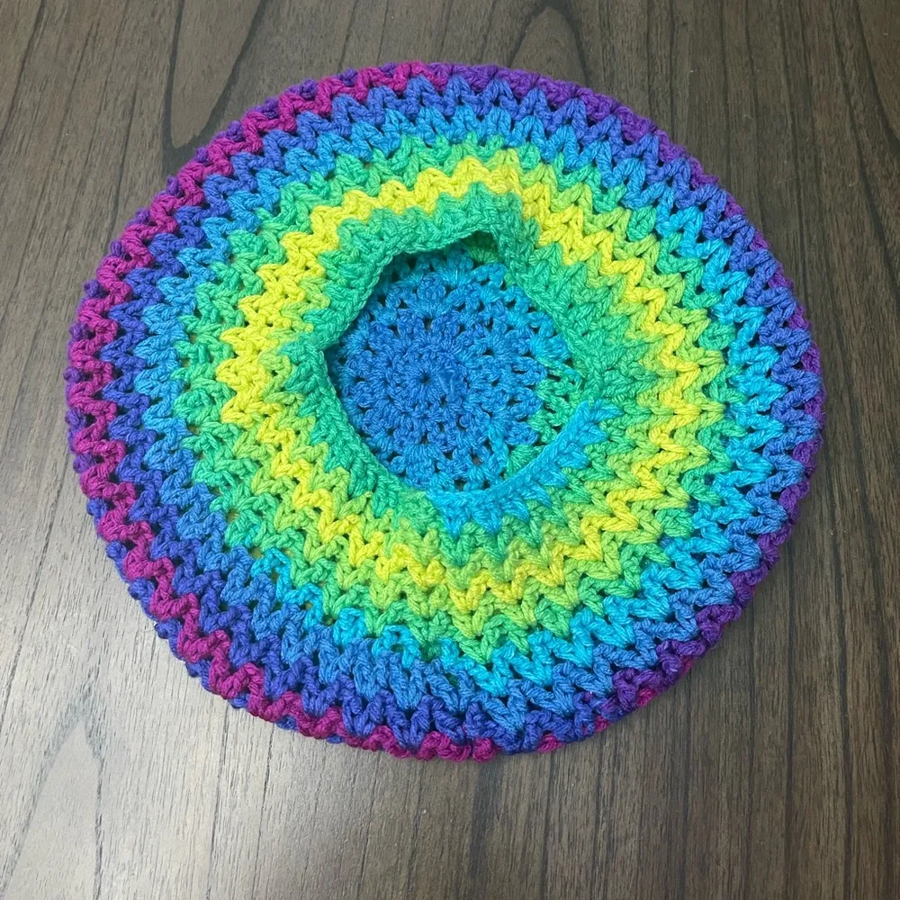 ✨Handmade Crocheted Beret - Image 2