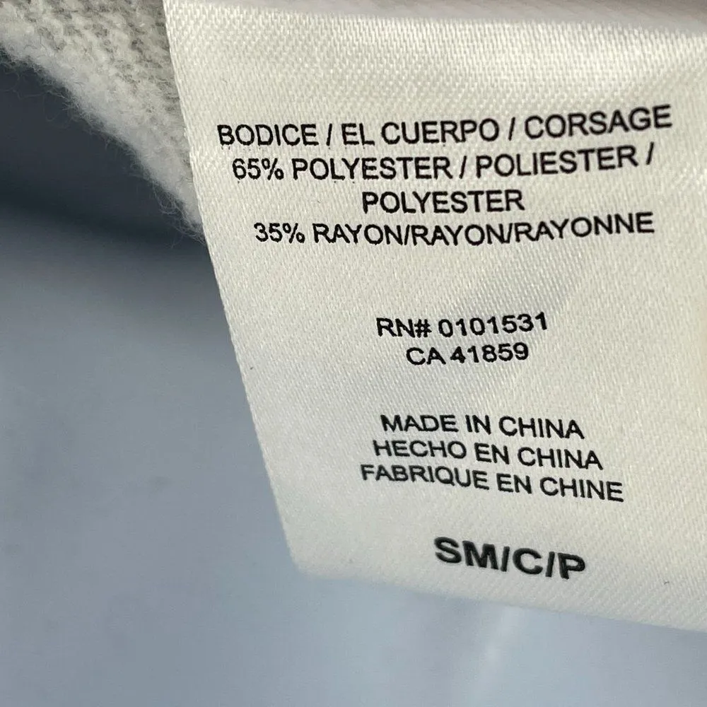 Mighty Fine No Way Colorblock Graphic Sweatshirt Women's Size Small S - Image 7