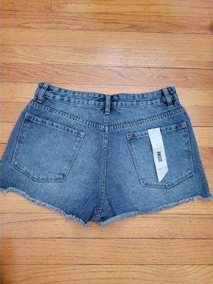 Amuse Society Shoreline Denim Cut-off Shorts NWOT Size 29 - Image 3