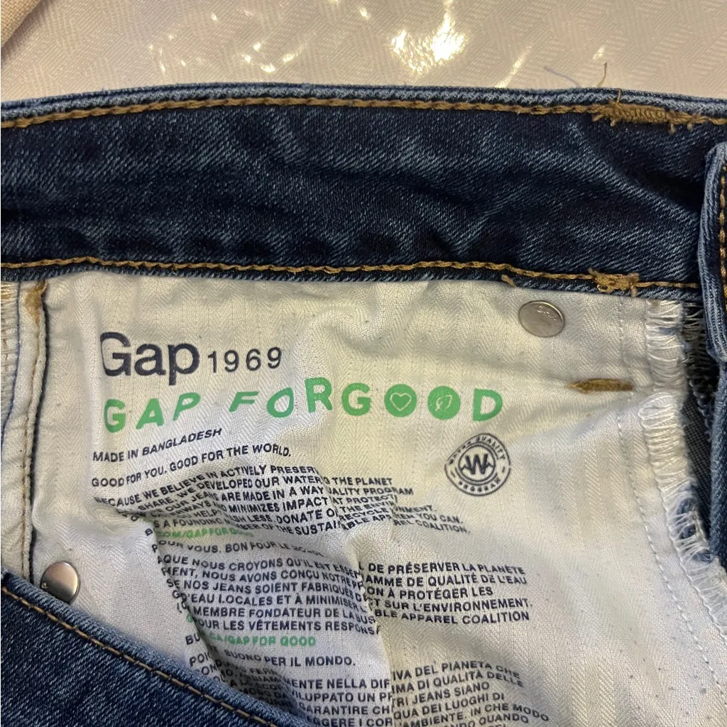 GAP 1969 Curvy True Skinny Denim Blue Jeans 28 Short NWOT - Image 6