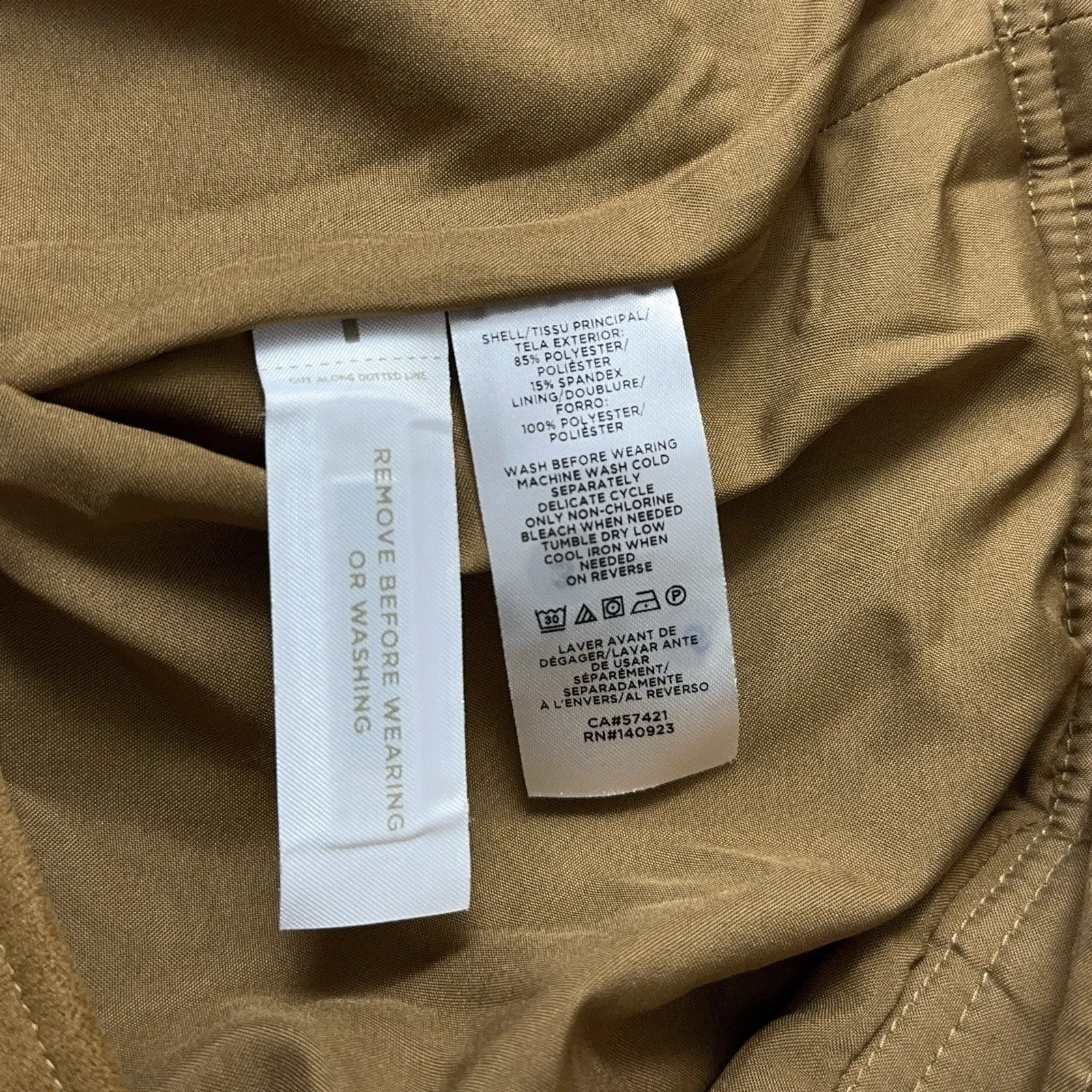 Loft Faux Suede Seamed Skirt Size 6 Classic Lined Side Zip 573483 Above Knee - Image 6