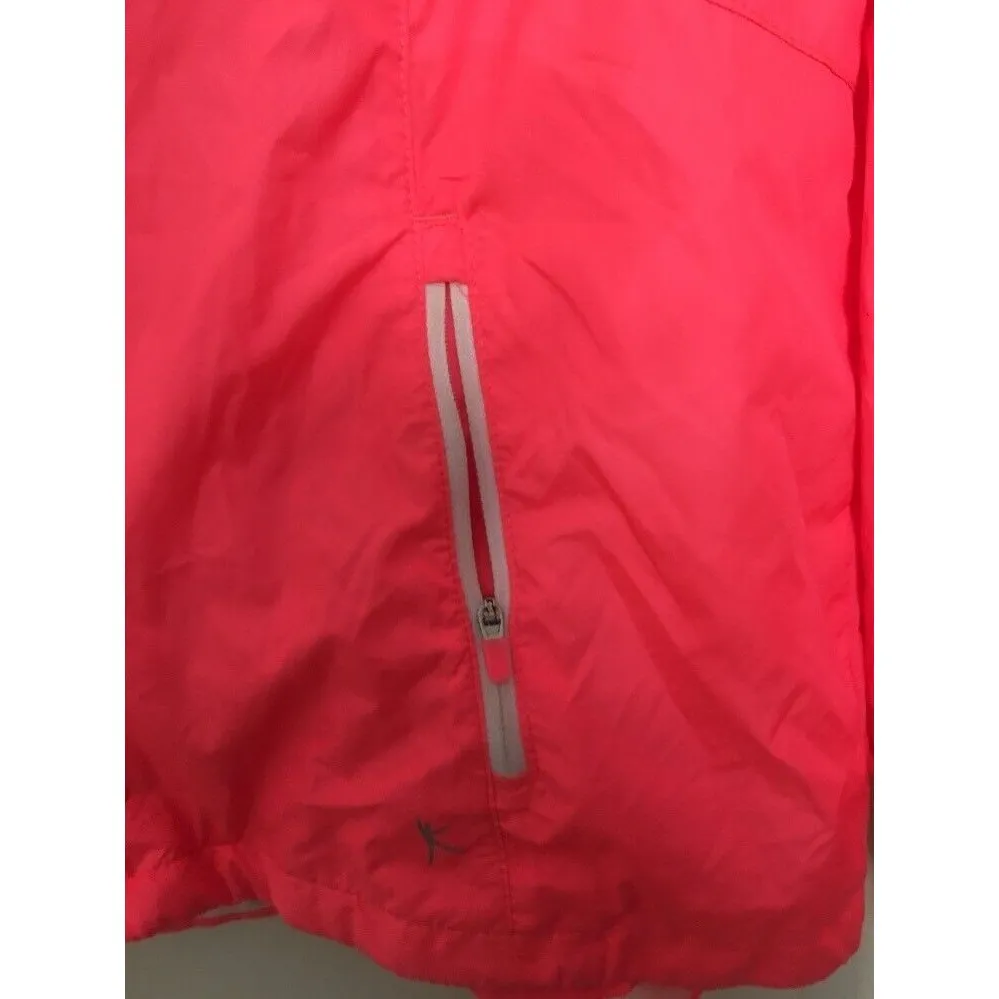 Danskin Now Women's Pink Windbreaker Track Jacket Zip Up Size Large 12/14 - Image 2