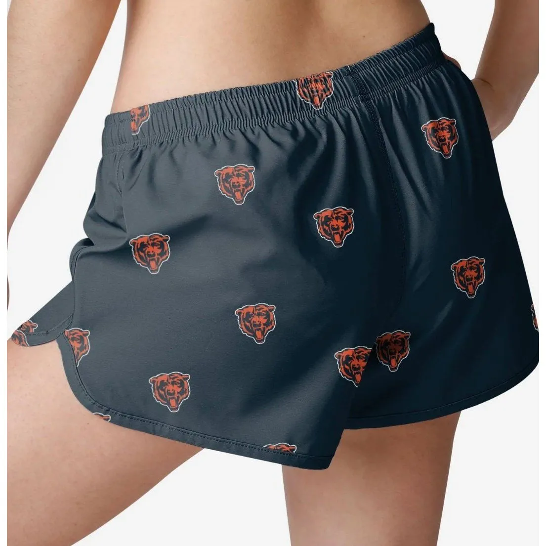 FOCO Chicago Bears Mini Print Running
Shorts Size XL New With Tag Black - Image 2