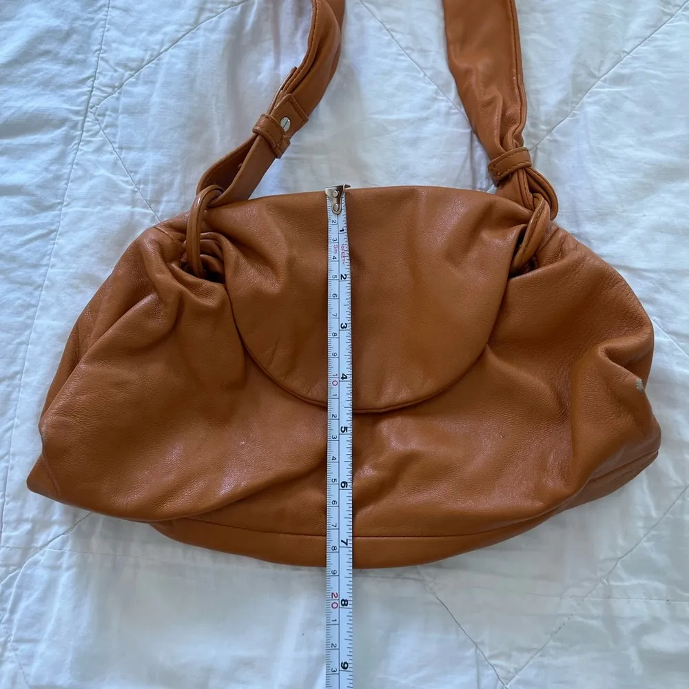 Small brown faux leather purse - Image 6