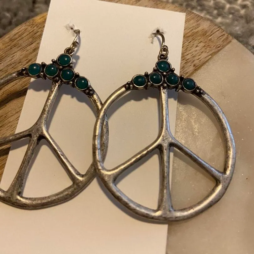 Lucky Brand Silver Earrings - Image 3