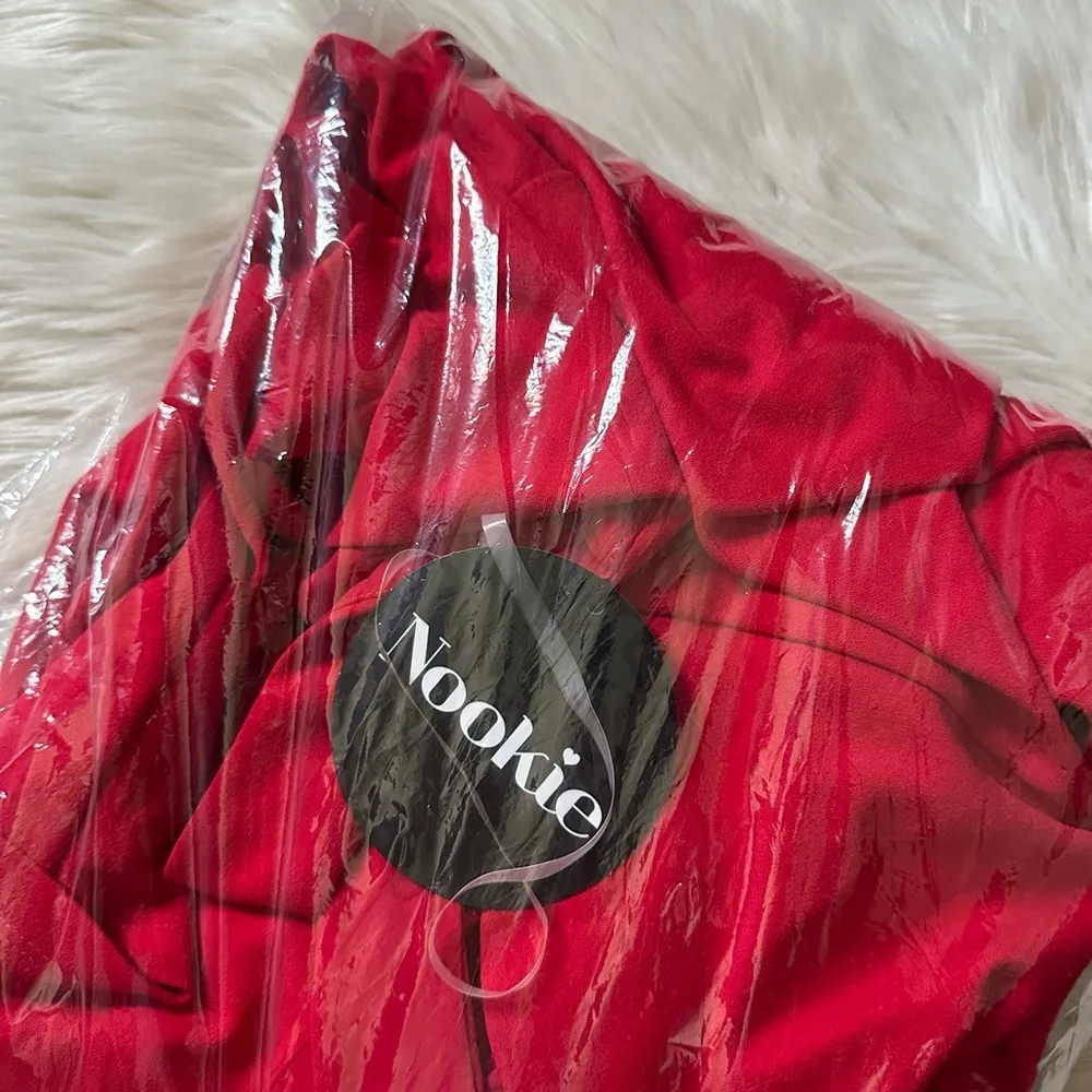 NOOKIE Medea Gown In Fire Red - Image 5