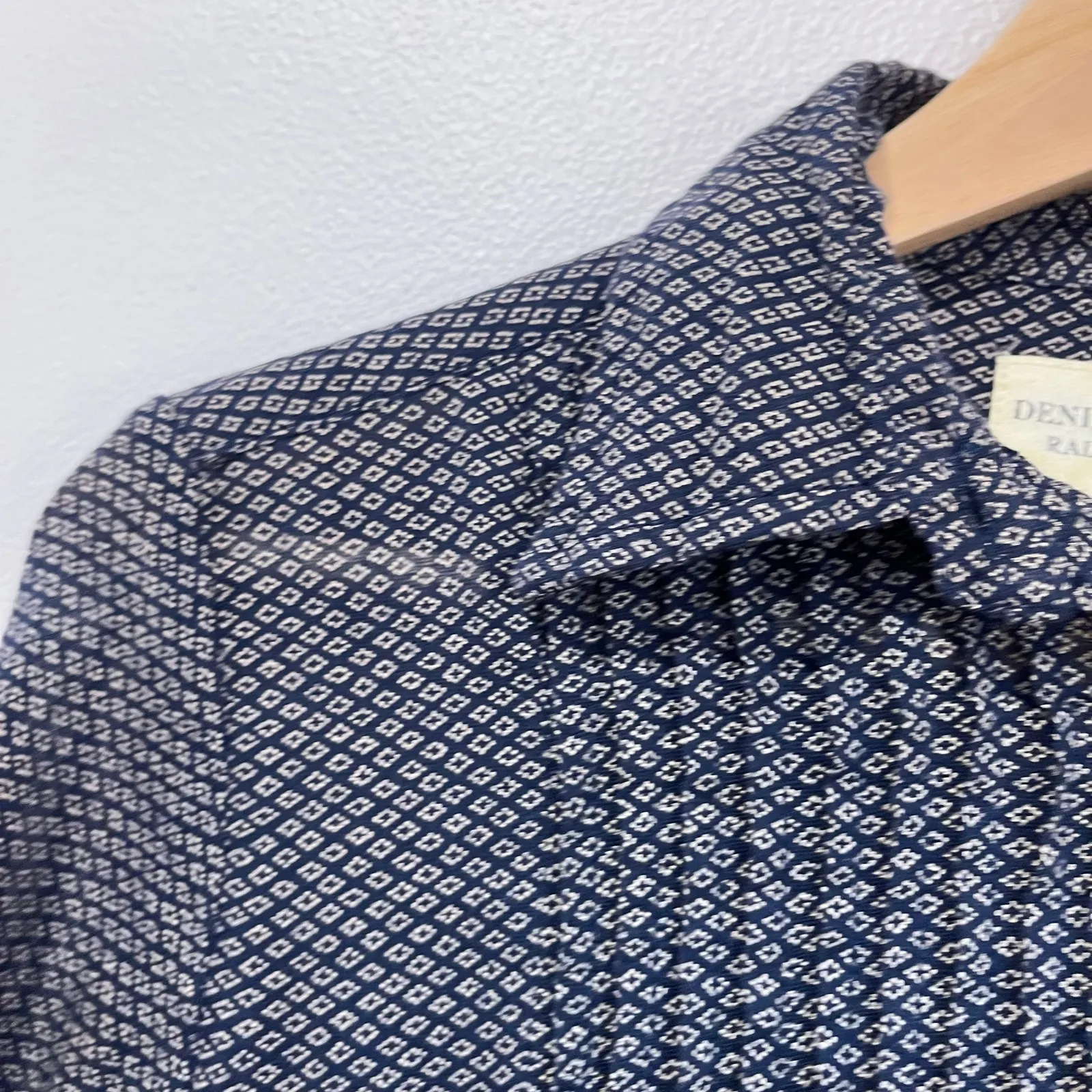 Denim & Supply Ralph Lauren Tiered Long Sleeve Collared Boho Mini Dress XS - Image 5