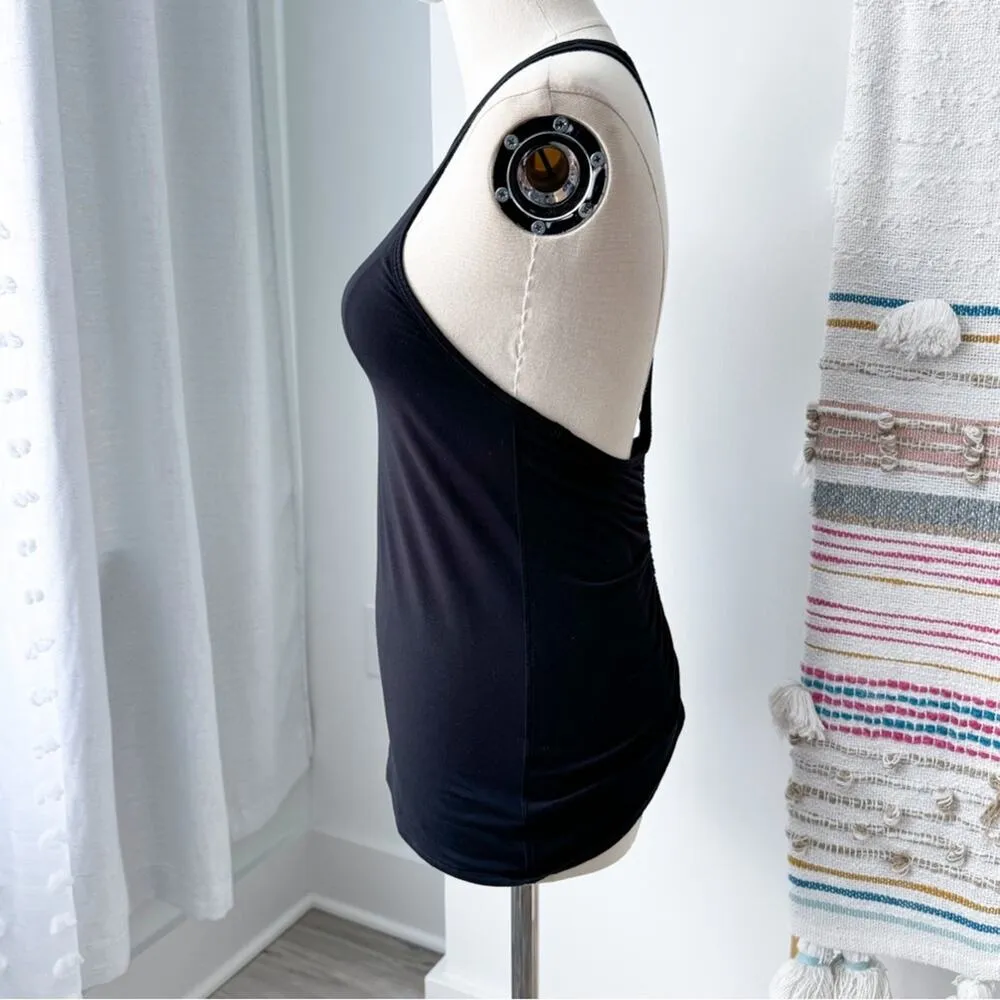 Lululemon Ruche Of Adrenaline Black Racerback Slim Fit Soft Tank Top Women’s 4 - Image 4