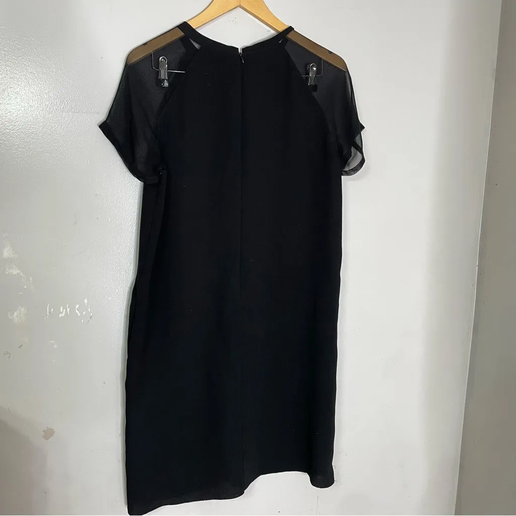 Vince Sheer Raglan Sleeve Dress Size‎ M - Image 3