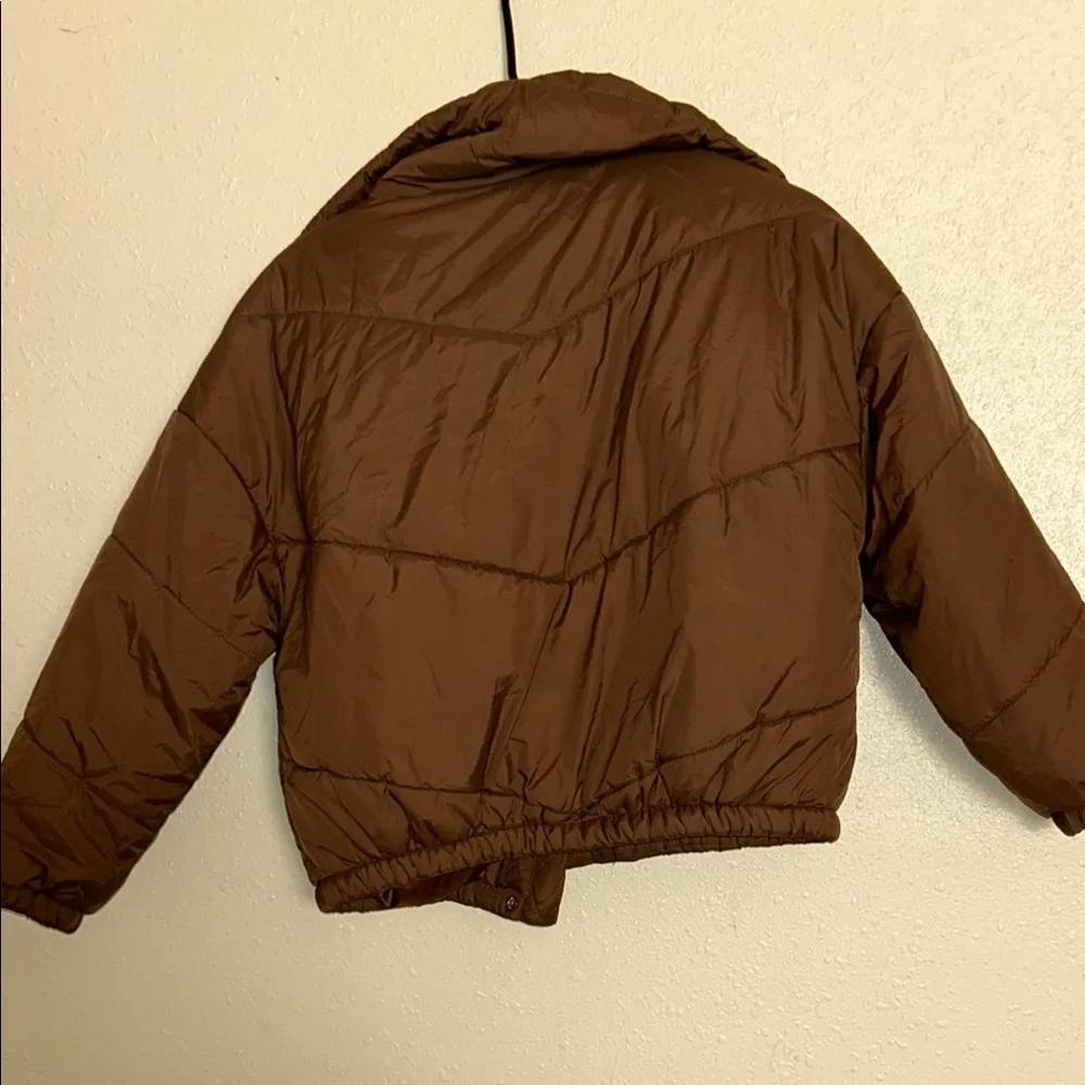 Brown Puffer Jacket - Image 4