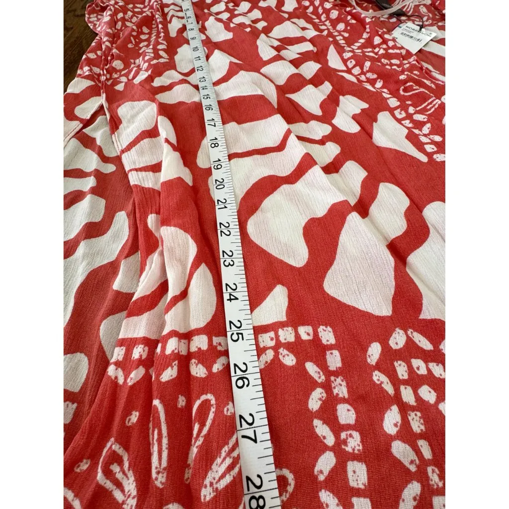 BNWT Vince Camuto Hot Coral Beach Cover-Up Kimono Style One Size - Image 3