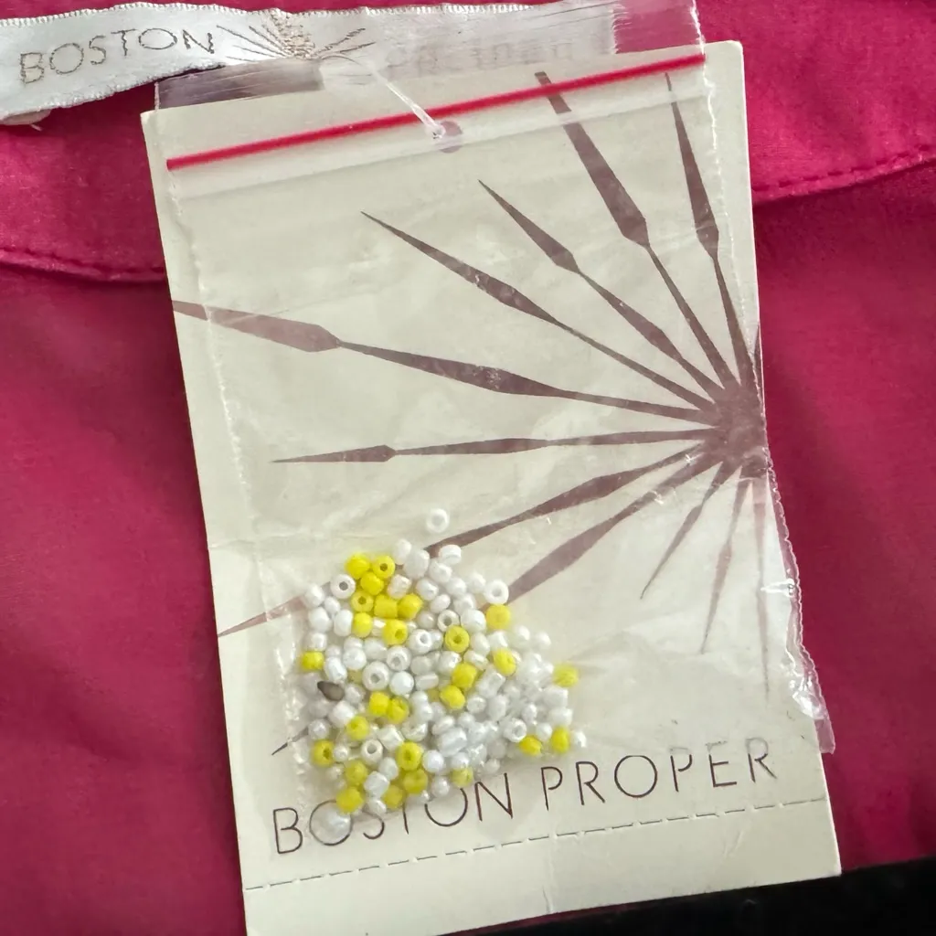 New Boston Proper Resort Embroidered Sheer Tunic Top Womens Sz XXS MSRP $129 - Image 9