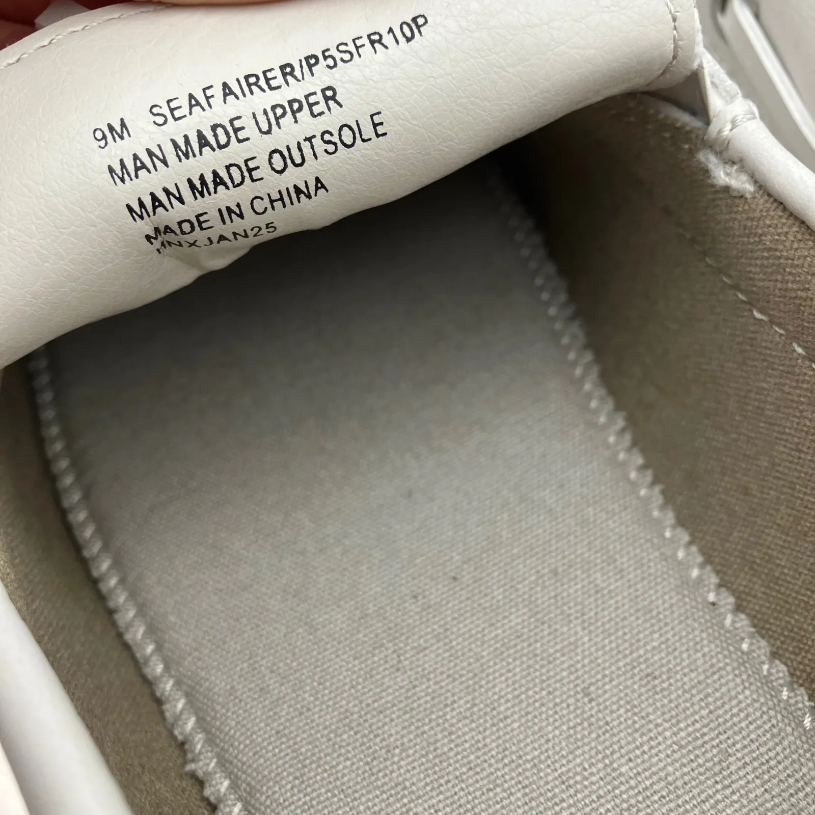 Tommy Bahama Seafarer White Faux Leather Boat‎ Shoes Loafers Womens Size 9M - Image 4