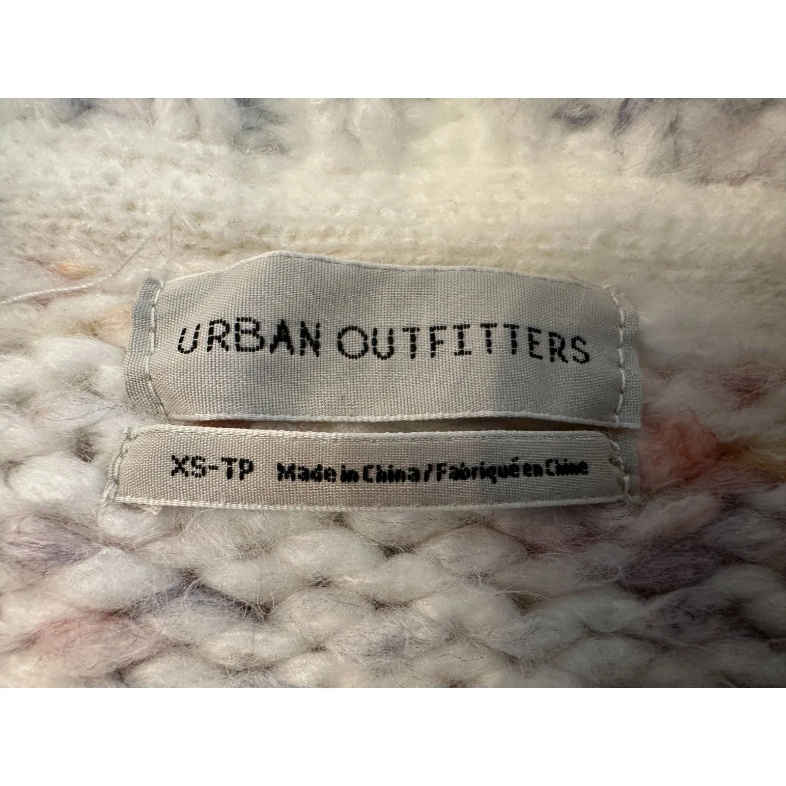 Urban Outfitters Cameron Confetti Cropped Cardigan Knit Button Size XS - Image 8