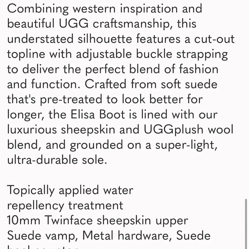 UGG Women's Elisa Suede Short Ankle Boots size 5.5 - Image 4