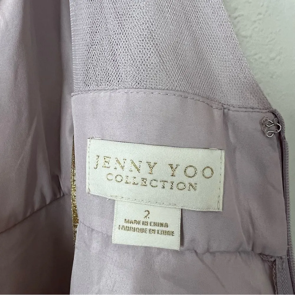Anthropologie BHLDN Jenny Yoo Sarita Maxi Bridesmaid Dress NEW Size 2 in Lilac - Image 11