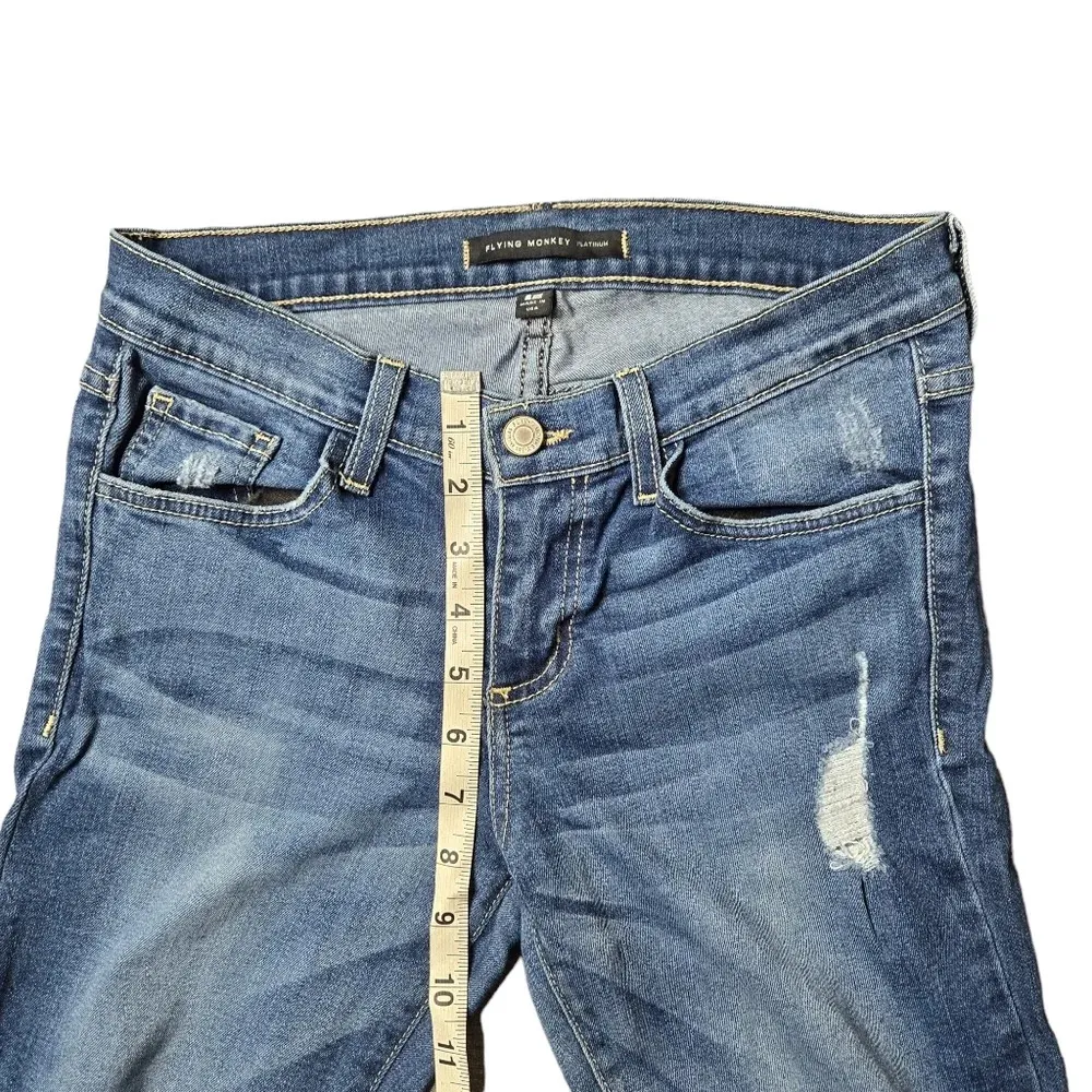 Flying Monkey Distressed Skinny Jeans - Image 8