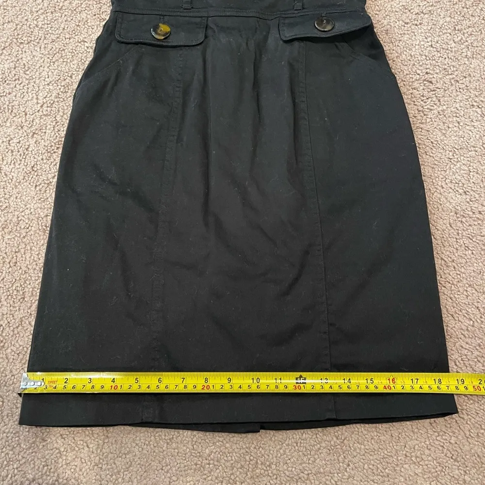 WHITE HOUSE BLACK MARKET Black Sleeveless Midi Dress - Image 7