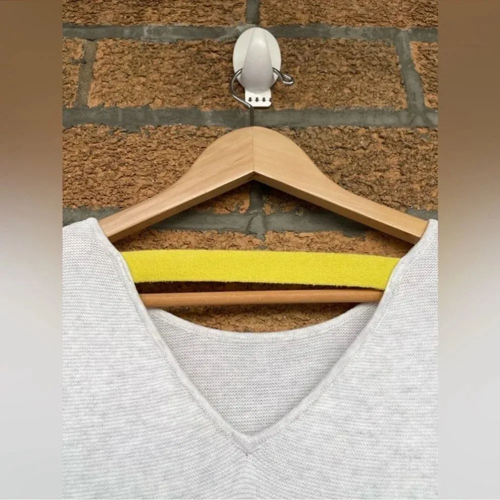 Lisa Todd Sweater Pullover Open Back V
Neck medium Gray - Image 6