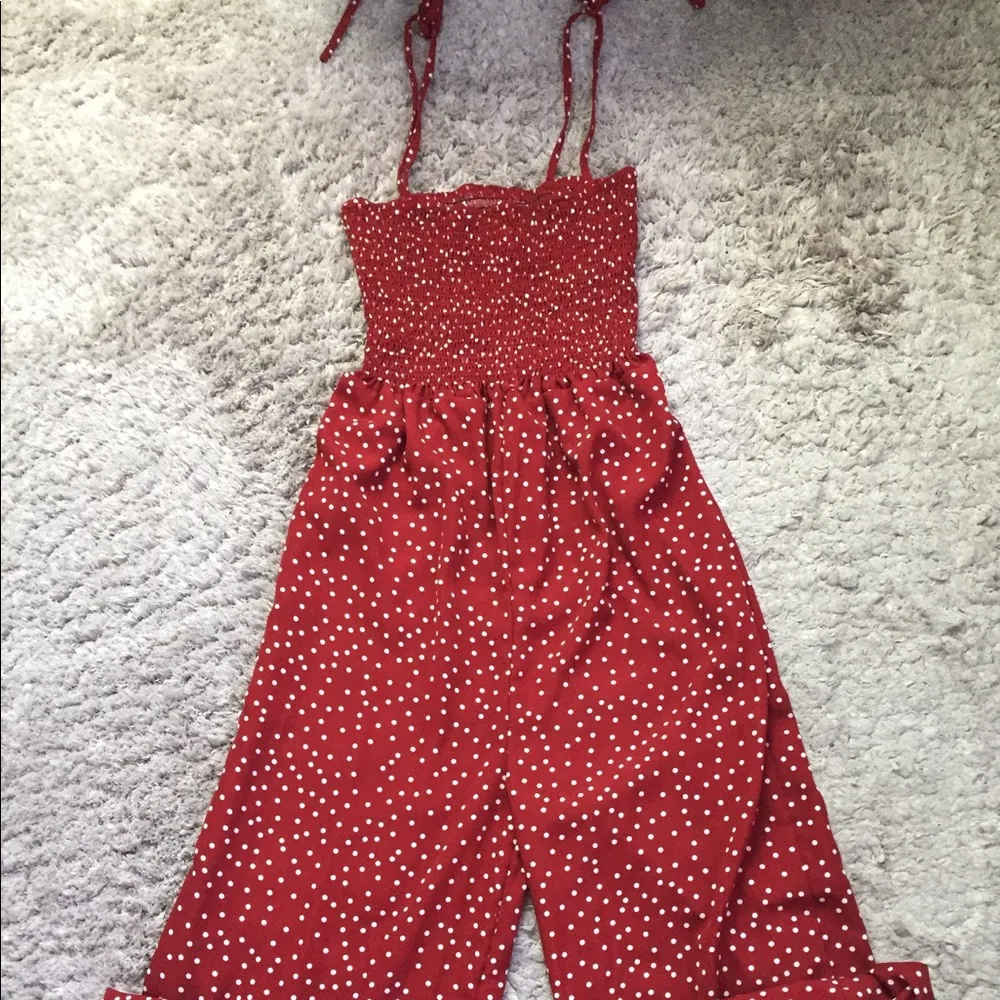 Red Polkadot Jumpsuit - Image 8