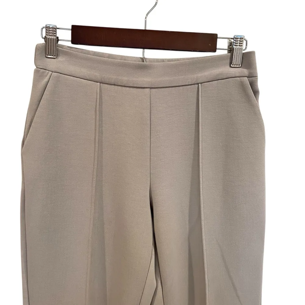 Banana Republic Scuba Knit Commuter Slim Pleated Pants In Silver Grey - Image 4