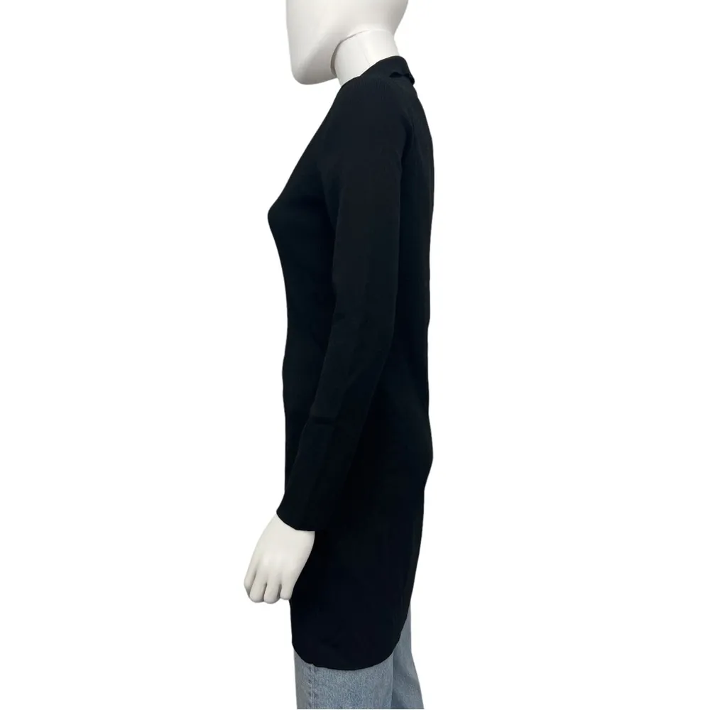 SHUSHU Black Sweater Knit Cardigan - Image 2