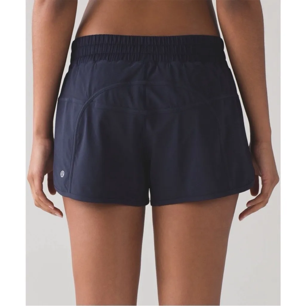 Lululemon Tracker Short Midnight Navy Blue Womens Size 8 - Image 3