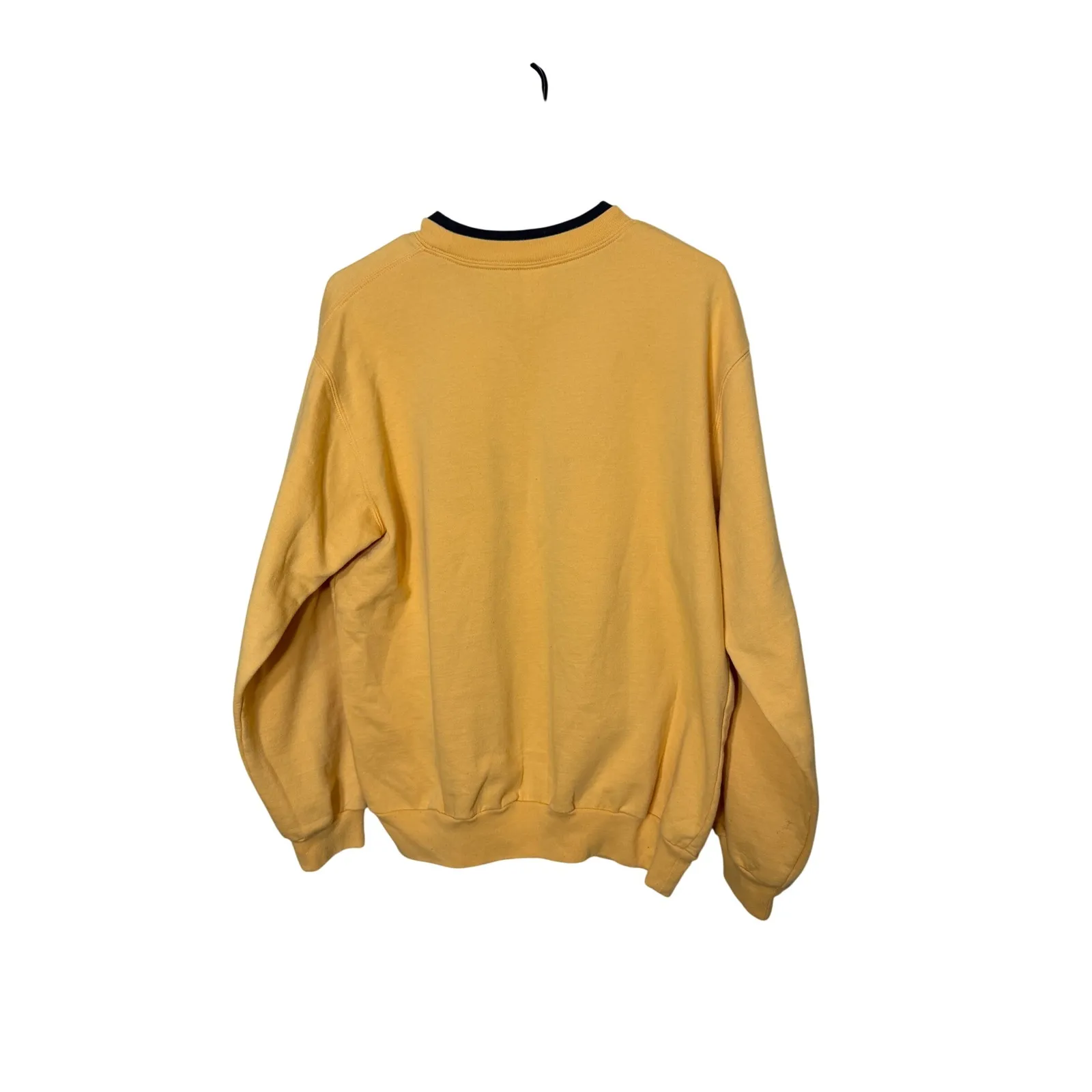 Decorated Originals Mustard Yellow Sweatshirt Rhinestones Fall Autumn Large Size undefined - Image 5
