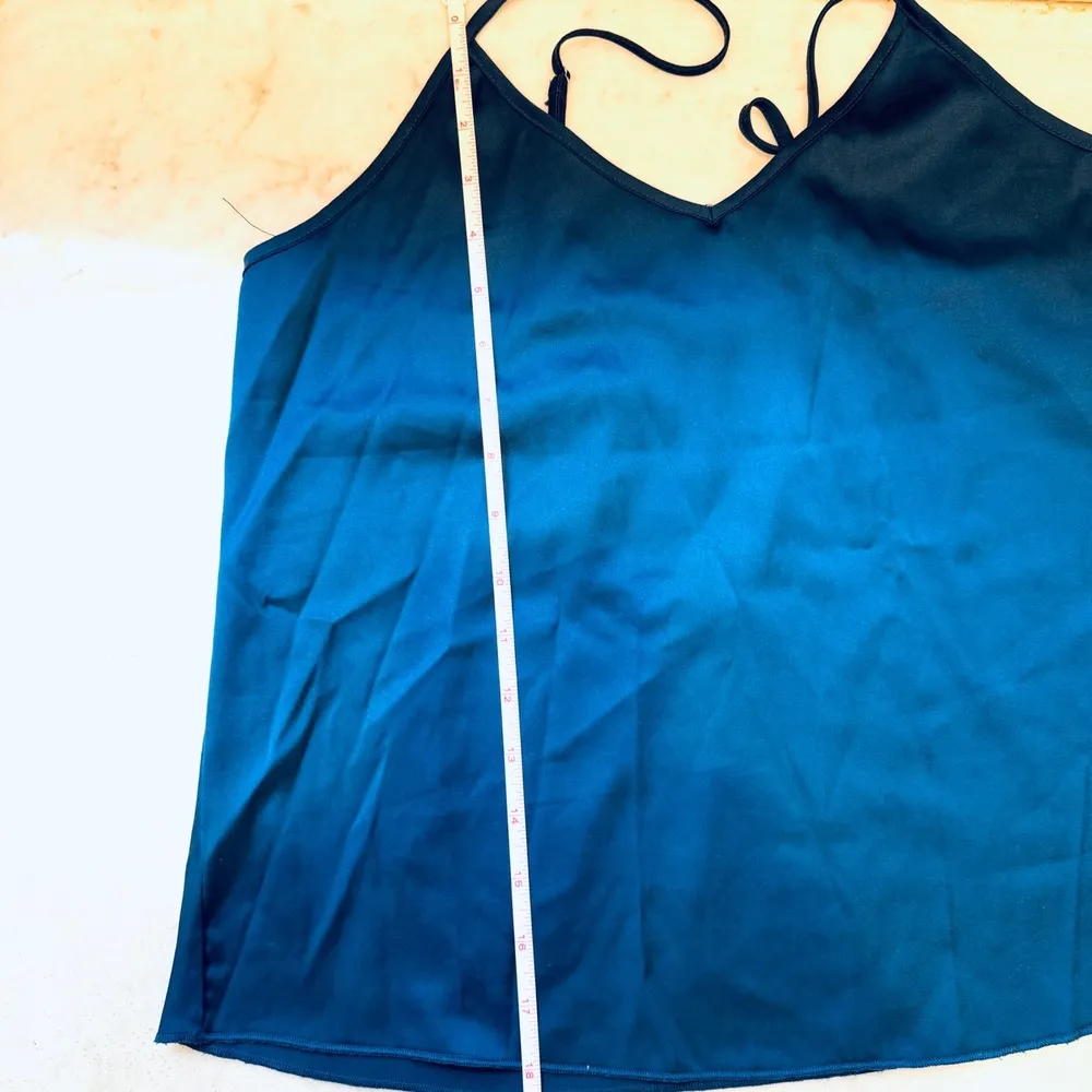 Ekouaer Satin Cami Pajama Set Sleepwear Lounge Shorts Teal Blue S - Image 5