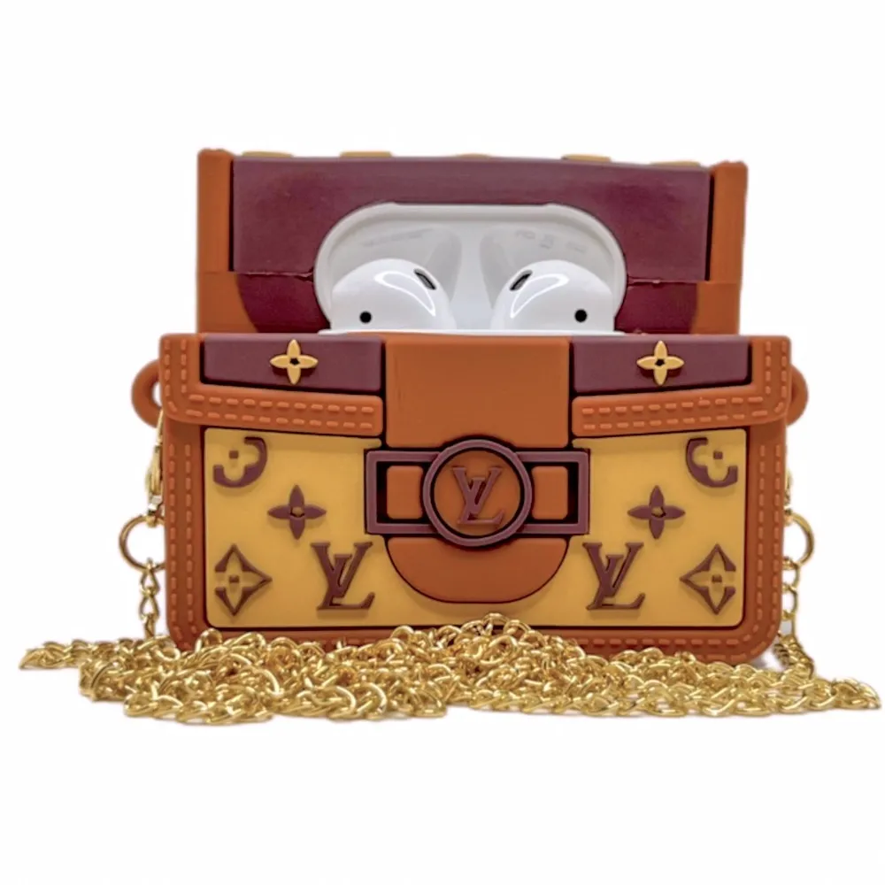 NWOT AirPod Pro Fashion Handbag Case Brown - Image 3