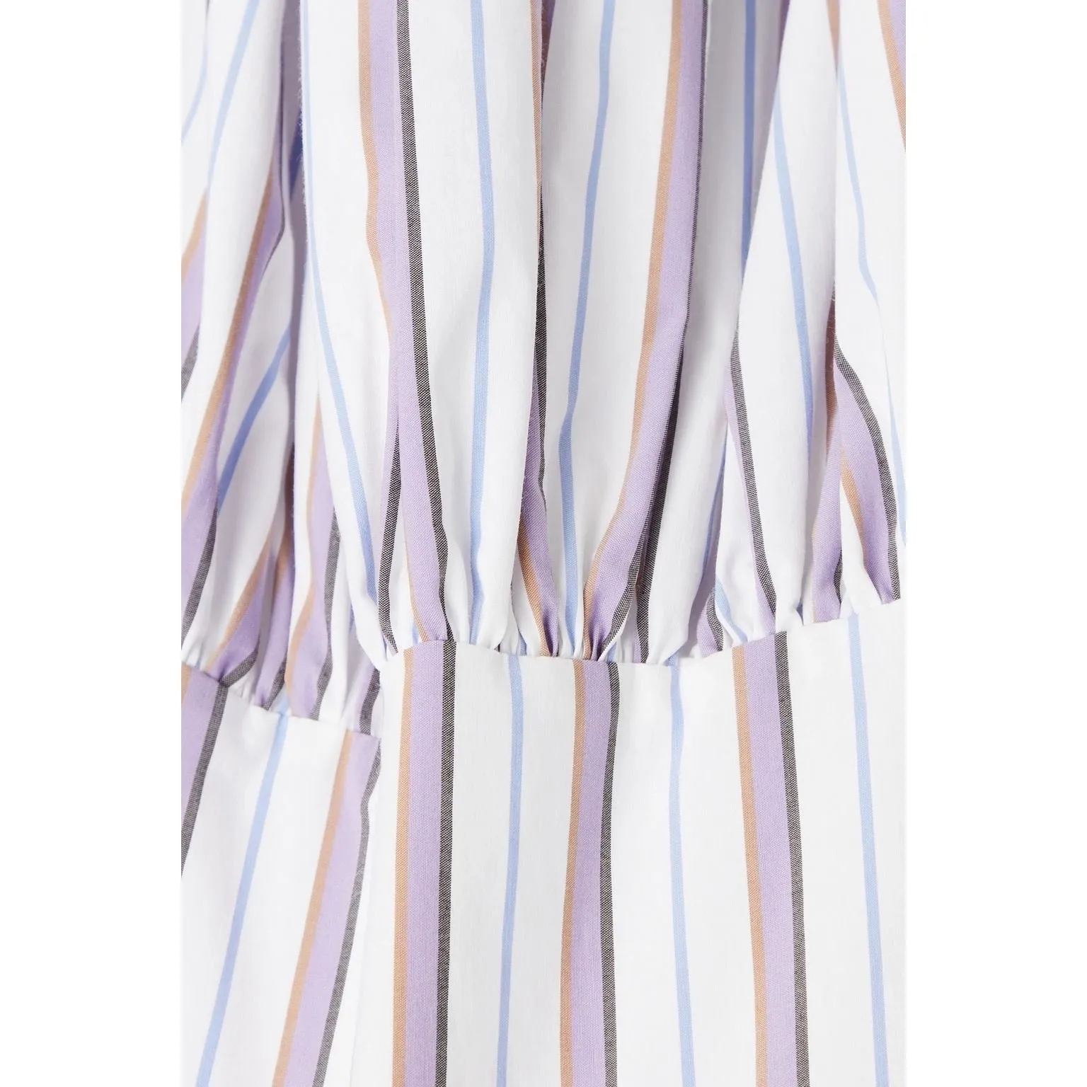 New!‎ VERONICA BEARD
Radley Striped Poplin Midi
Dress White Multi Sz 10 $598 - Image 10