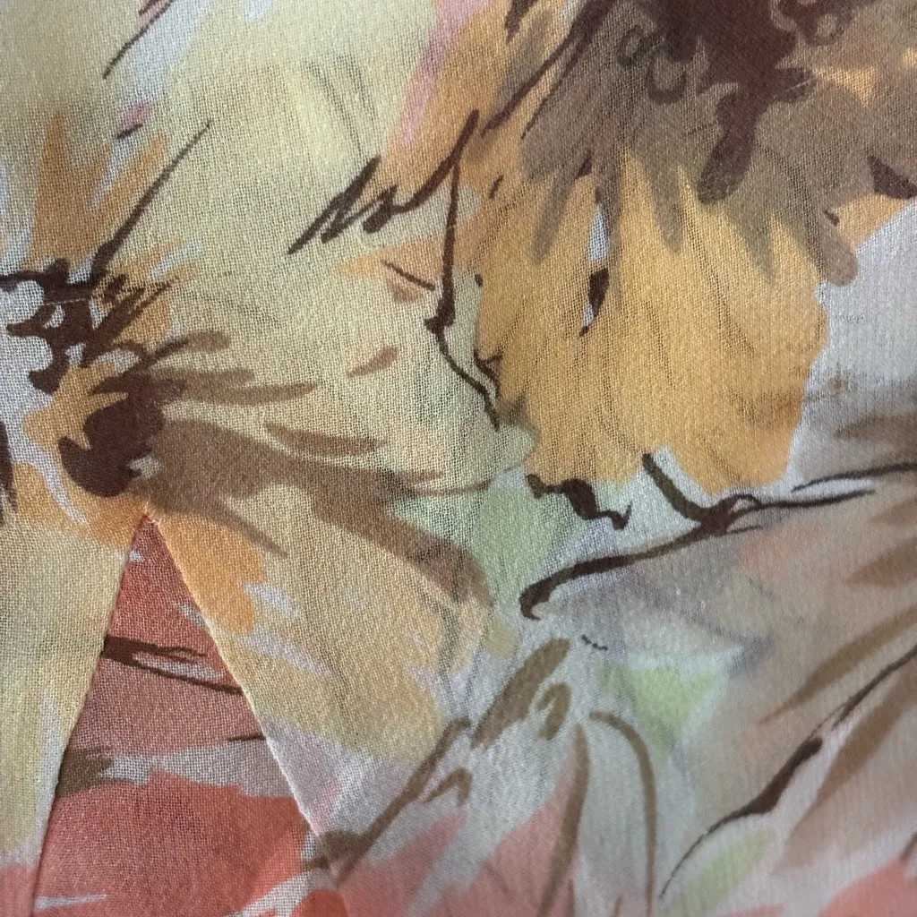 Ann Taylor Loft Silk Skirt, Size 10. ‎ 100% silk. - Image 2