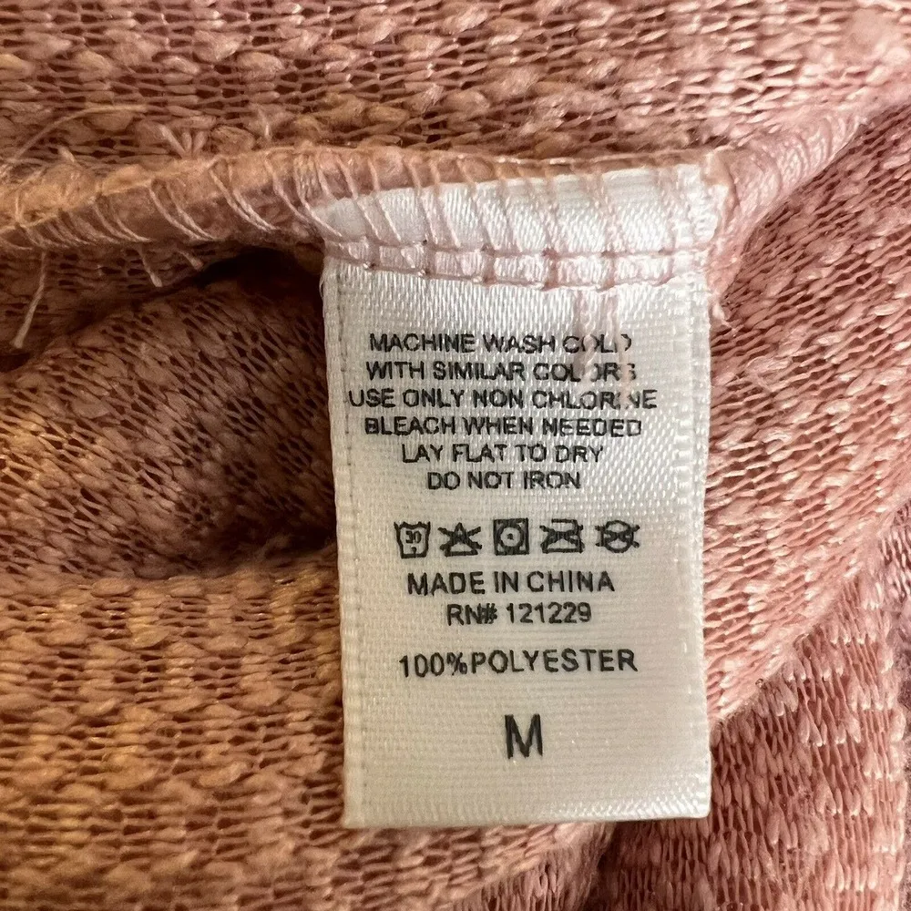 BEARPAW  Pink Pajama Set with Extra Warm Pants Size Medium - Image 7