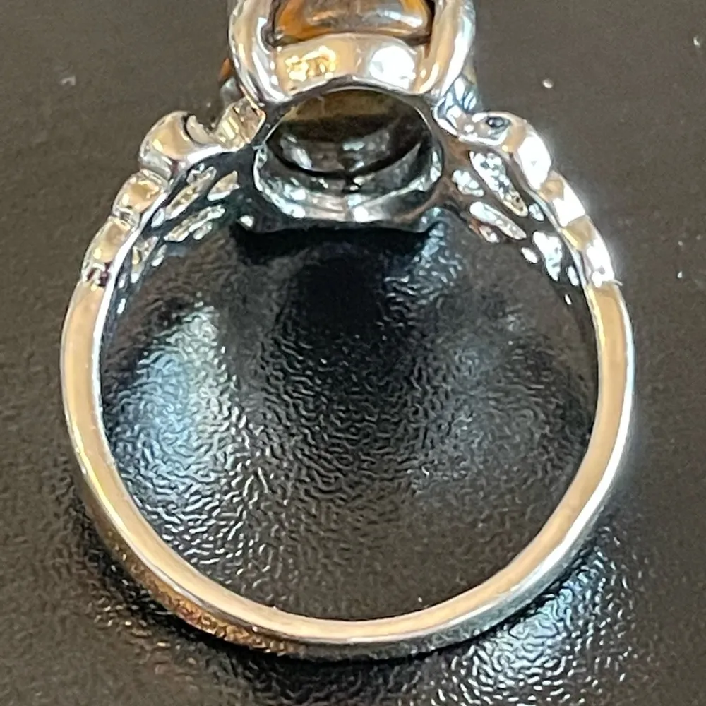 Tigers eye stone ring size 7.75 - Image 4