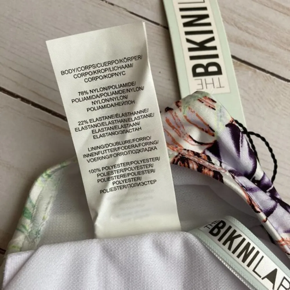 The Bikini Lab Tropical Bikini Top Sz XL NWT - Image 9