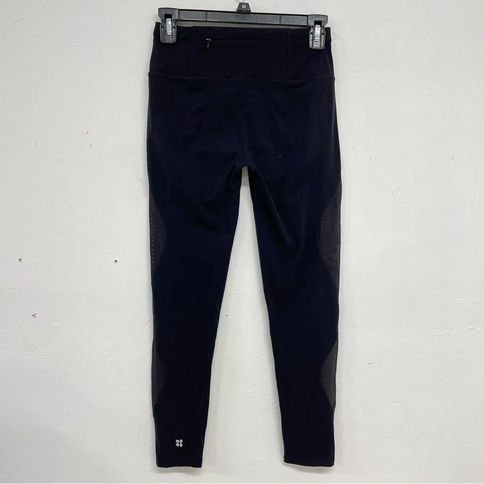 Sweaty Betty Black High Rise Mesh Cut Outs Leggings Womens XS Athletic Pants - Image 6