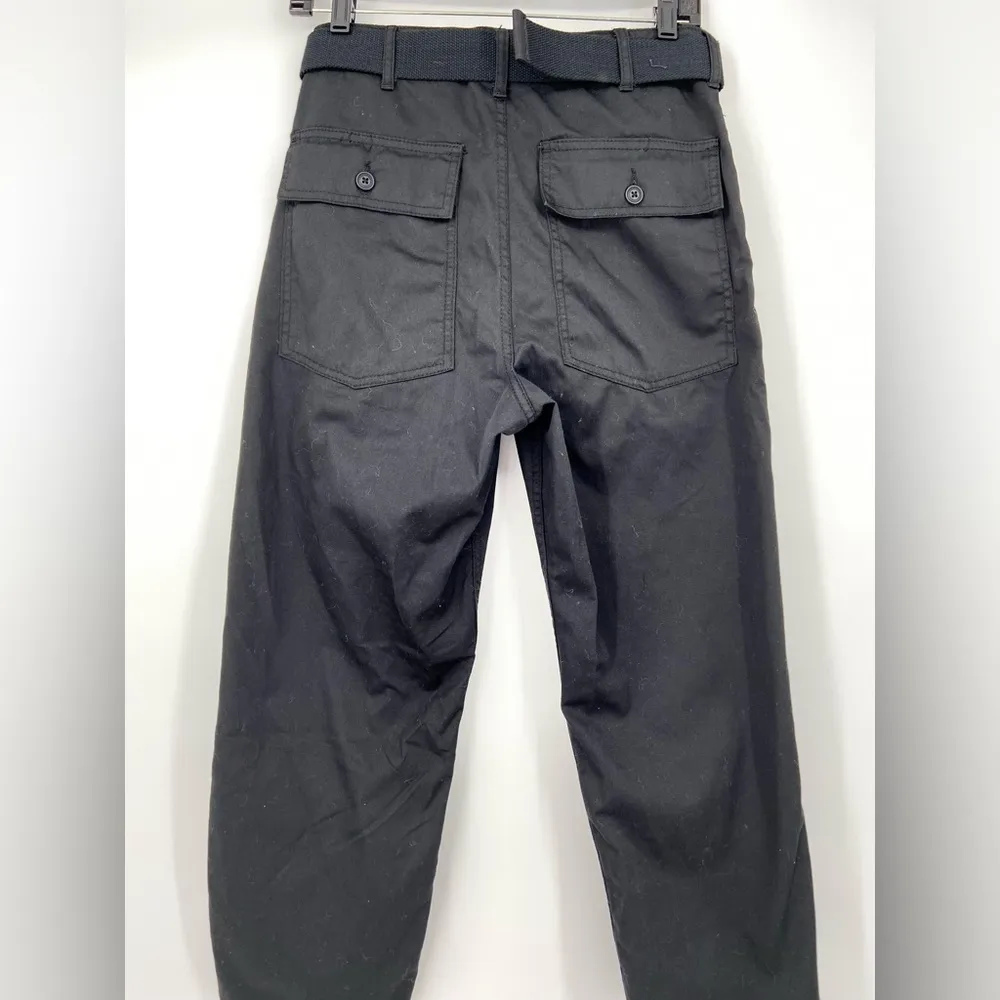 J Galt Shanghai Black pants sz S and Brandy Melville canvas Belt w/Silver Buckle - Image 10