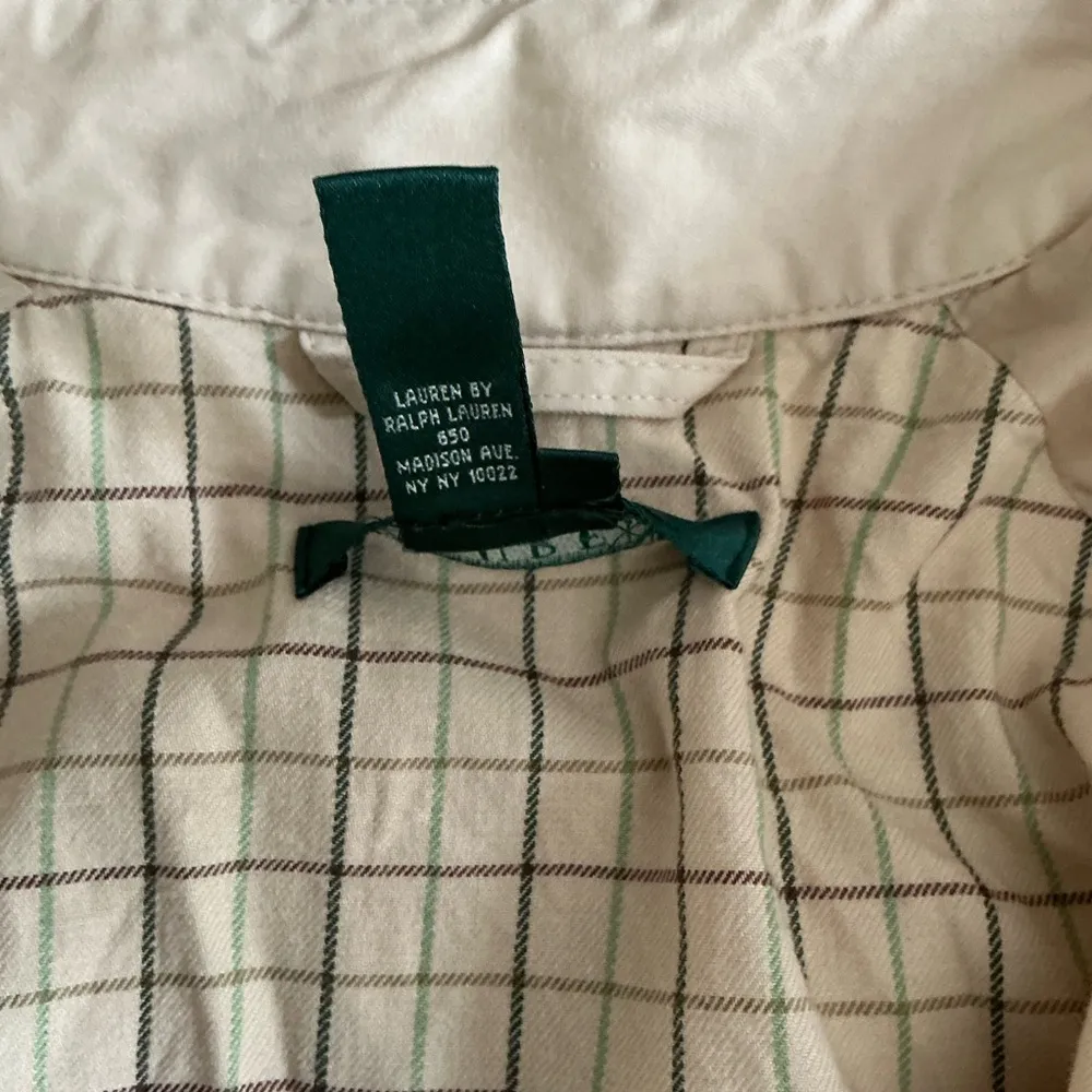 Lauren Ralph Lauren Petite Cream Button-Up Jacket Size PM - Image 9