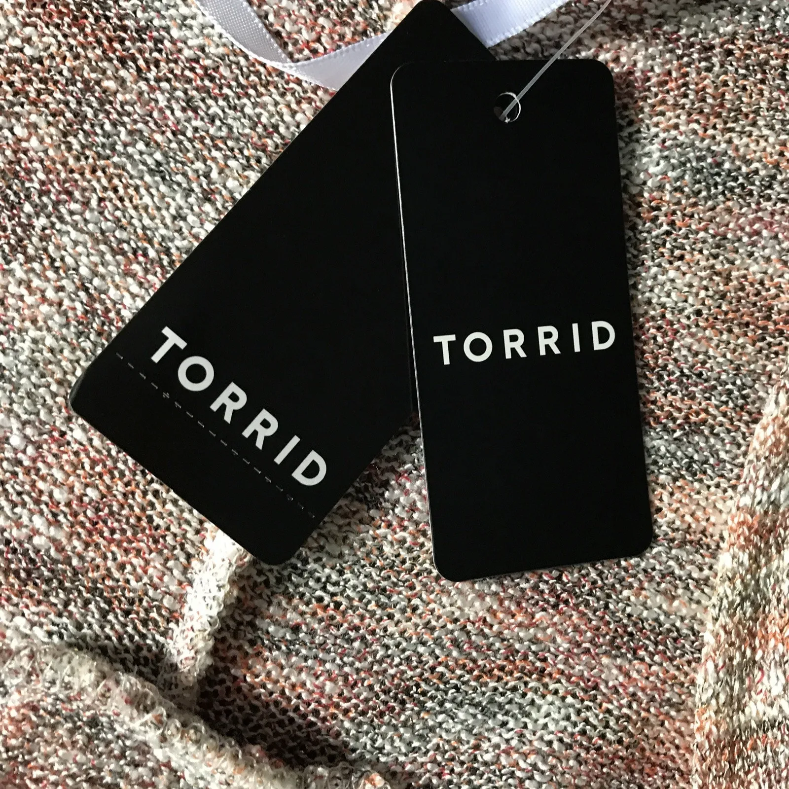 Torrid NWT 2XL Space Dye Hacci Blouse Wrap - Image 5