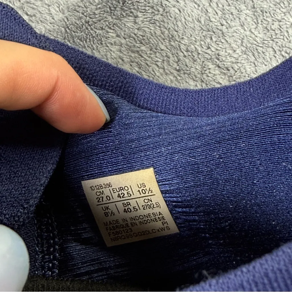 Women’s 10.5 ASICS Gel-Nimbus 25 Running Shoe Indigo Fuchsia Green Workout Train - Image 8