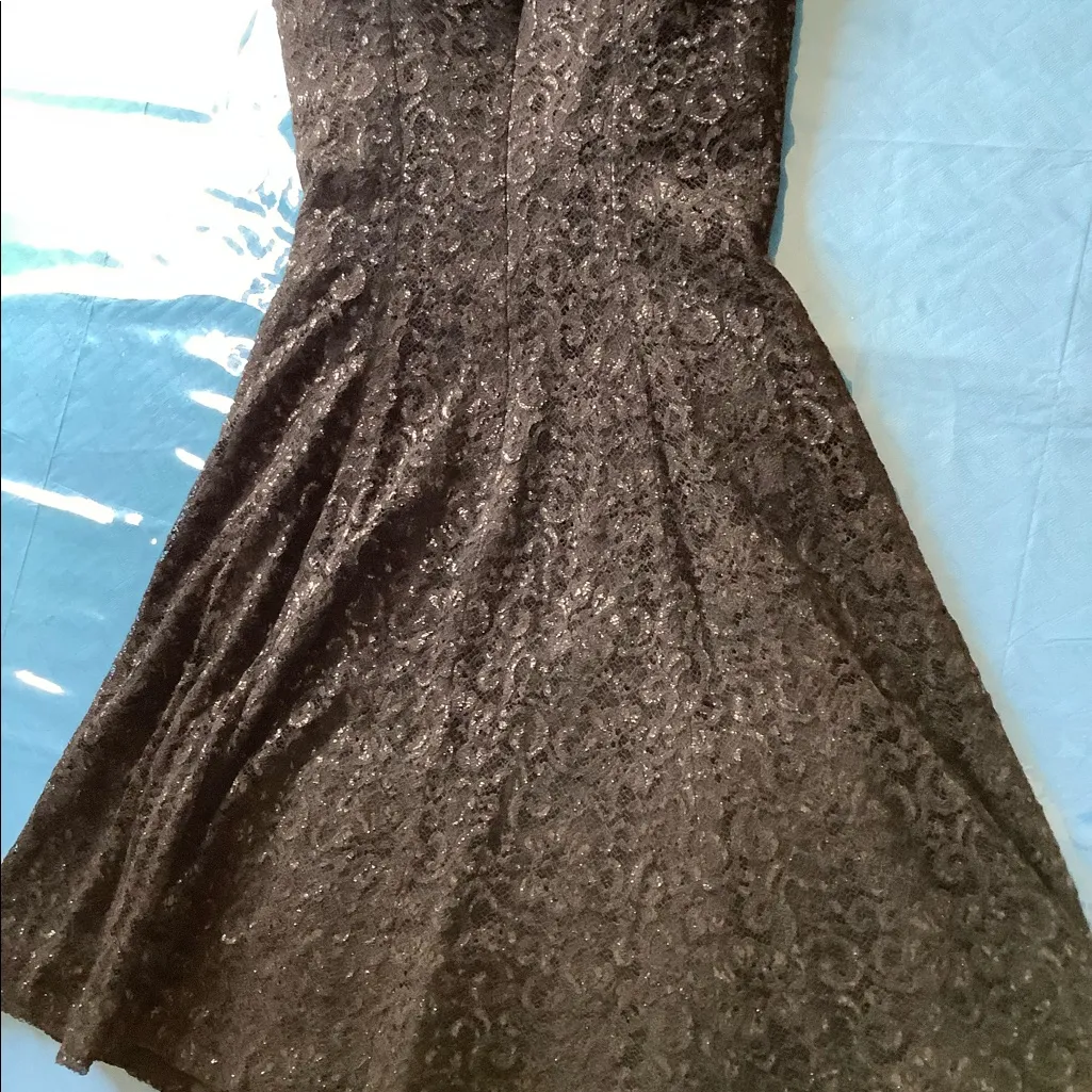 💥4x HP Black Lace sweat heart strapless Dress - Image 4